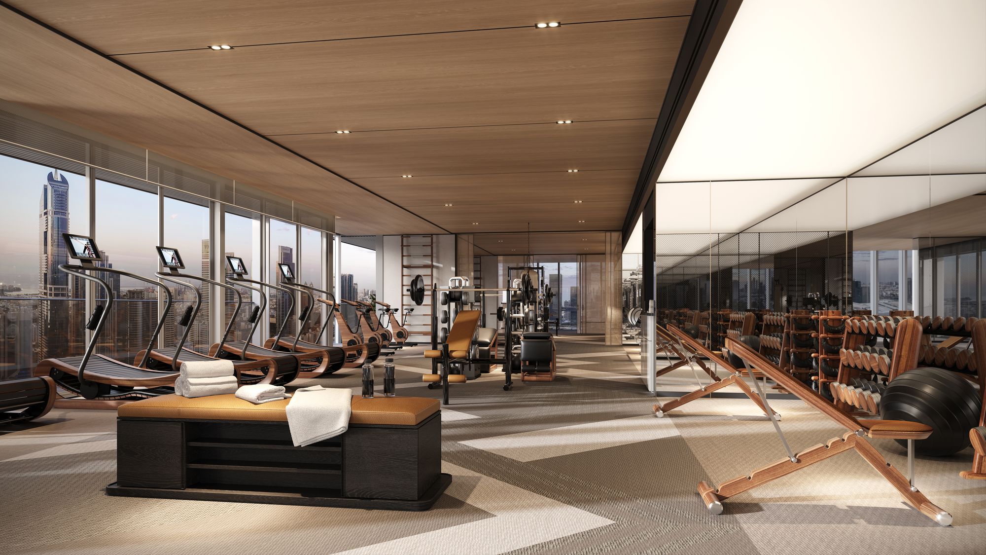 Sky pool deck amenity at Jumeirah Residences