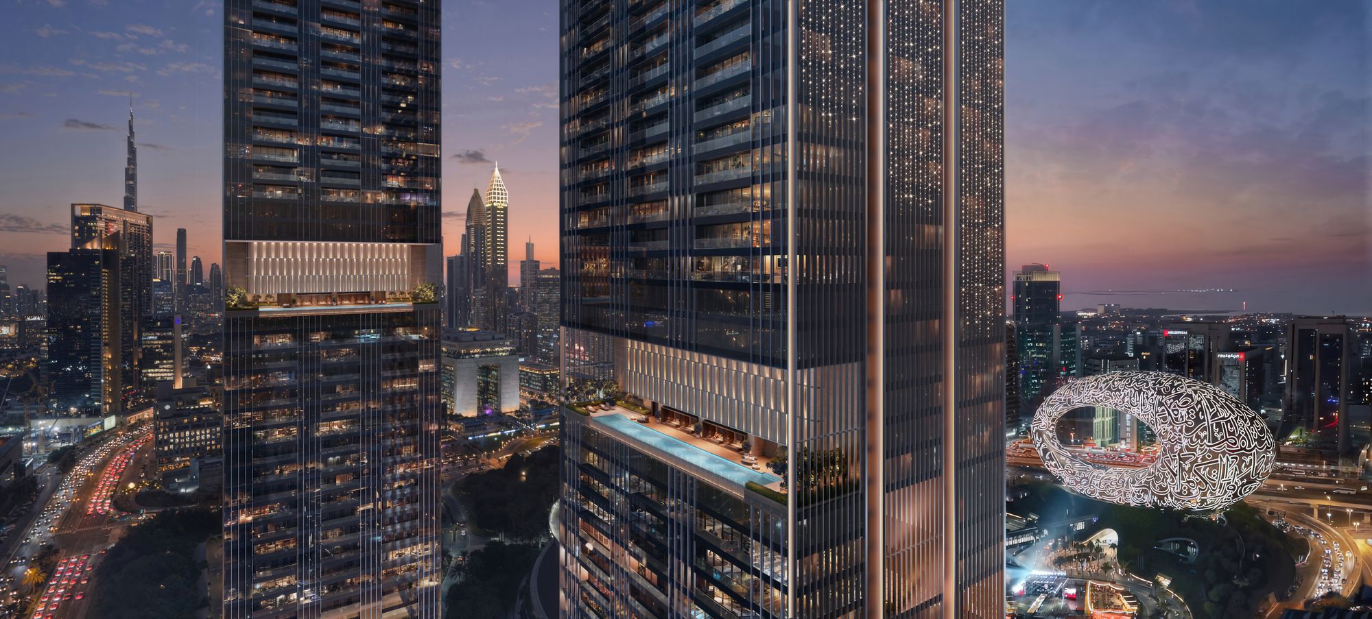 Architectural vision of Jumeirah Residences by Meraas
